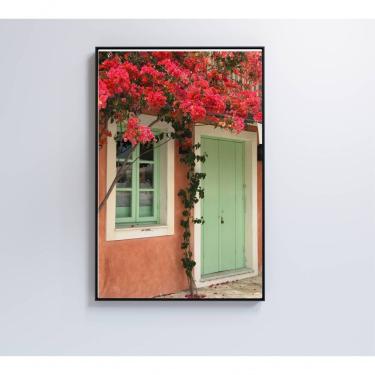 Imagem de Quadro Fachada Casa 80x120 Cm Adesivo Fotográfico