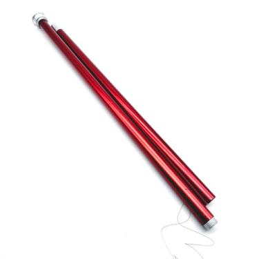 Imagem de sumrica Magic Magician's Aluminum Dancing Cane Stick Magic Tricks in Air Wand Gimmick Floating Balanced Cane Levitation Magic Trick Magia Wand Magic Tricks Street Illusions(L 83cm, R 1.5cm) (Red)