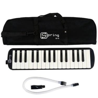 Imagem de Escaleta 32 Teclas Com Bag+ Bocais+ Mangueira Concert Preta