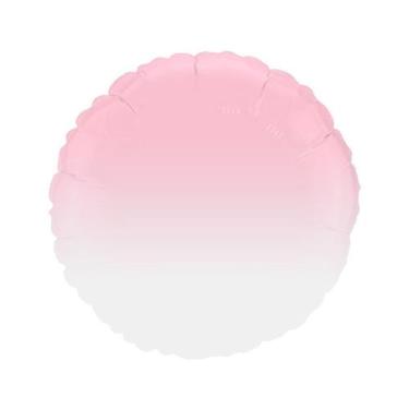Imagem de Balão de Festa Metalizado 20" 50cm - Redondo Gradient Rosa Baby - 01 U