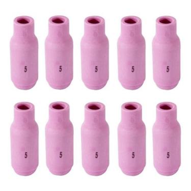 Imagem de Kit Bocal Ceramico Para Tocha Tig 10N49 Nº5 - C/10 - Galzer