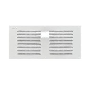 Imagem de Grade de Ventilação Em Alumínio com Tela 36x20 cm - Itanova, Branco