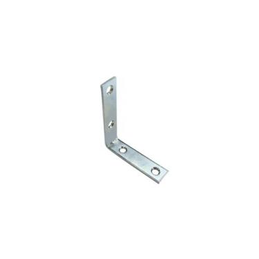 Imagem de Suporte angular Corner Brace QCAA Heavy Duty Steel 2,3 mm, pacote com 