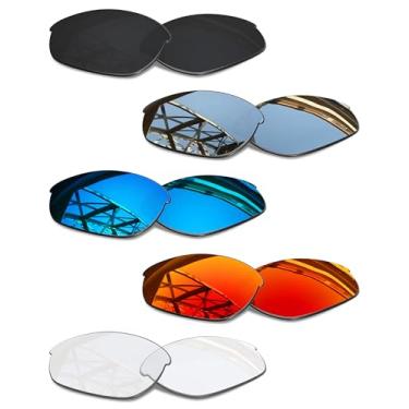 Imagem de SmartVLT Conjunto de 5 lentes de reposição masculinas para Oakley Half Jacket 2.0 pacote de óculos de sol S01