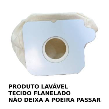 Imagem de Saco Reutilizável Aspirador Pó Electrolux Trio Max Trio One Sonic Ingenio Go