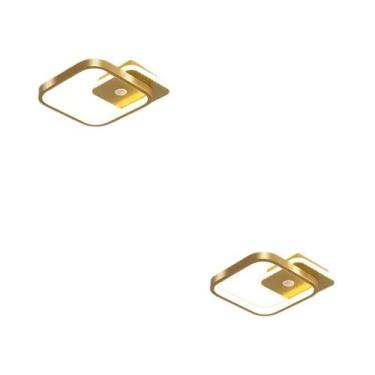 Imagem de Lâmpada De Teto LED Com Sensor De Movimento PIR Preto Para Corredor, V