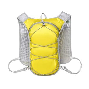 Imagem de Fenteer Mochila com colete de hidratação, mochila com colete de hidratação para homens e mulheres, de corrida e ciclismo para treino, ciclismo caça ao ar, Amarelo