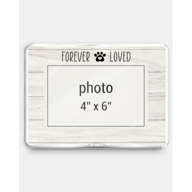 Imagem de Porta-retrato memorial para cães que passaram, presentes de simpatia de perda de cão, gato, moldura para animais de estimação amados eternamente para donos de animais de estimação e amantes de cães