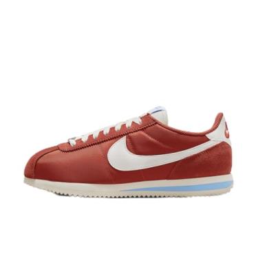 Imagem de Nike Tênis feminino Cortez (DZ2795-601, vermelho picante/azul universitário/leite de coco/vela), Vermelho picante/azul universitário/leite de coco/vela, 41