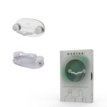 Imagem de Suporte Magnético Para Óculos Magtag Sport, Branco