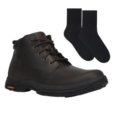 Imagem de Kit Bota Skechers Segment 2.0 Brogden Masculina +-Masculino