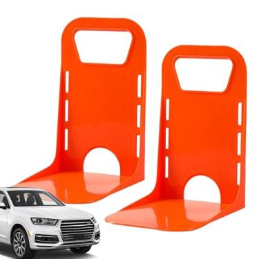Imagem de Blocos organizadores de porta-malas | Fixador de caixa de armazenamento de porta-malas de carro | Suprimentos interiores de veículos, ferramenta de organização que economiza espaço para viagens de