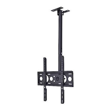 Imagem de FENOKD Suporte universal de TV para TVs de 40 86 polegadas Carrinho de TV com rodinhas e prateleira de mídia comporta até 99,8 kg Suporte de TV e suporte móvel para sala de estar