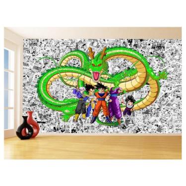 Imagem de Papel De Parede Dragon Ball Goku Vegeta Anime 3,5M Dbz156 - Você Decor