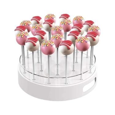 Imagem de Suporte para Pirulitos - Suporte Transparente Multifuncional Com 22 Furos | Expositor Para Bolo No Palito | Para Festas Aniversário Natal Festivais E Buquê De Frutas
