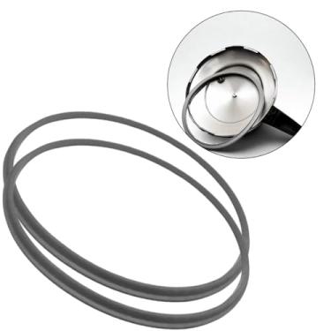 Imagem de Kit 2 Borrachas Panela de Pressão Silicone 4,5 6l Fechamento Externo Anel de Vedação