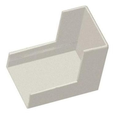 Imagem de Cotovelo Curva Externa Para Canaleta 20x12 Marfim 2651 - Perlex