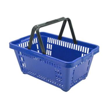Imagem de Cesto de Compras Supermercado Plástico 16L D100 Cód. 3000 - Della Plas