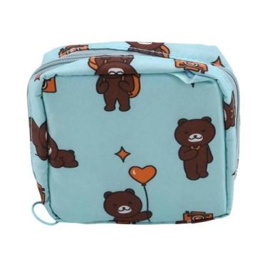 Imagem de Conjunto De Necessaires Femininas Pequenas Com Zíper, Mini Bolsa Organ