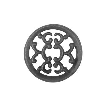 Imagem de Rosácea Decoração Ferro Fundido Imperial Grade Portão 15cm