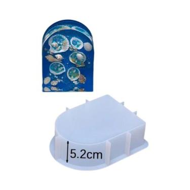 Imagem de Molde De Silicone Para Ornamento De Arco DIY 3D Artesanal Com Resina E