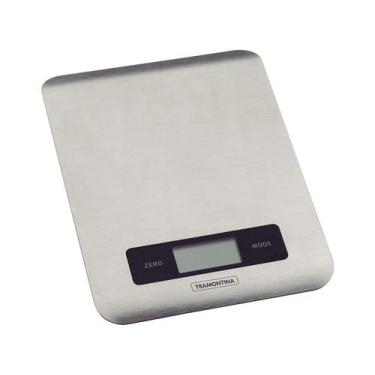 Imagem de Balança de Cozinha Digital Tramontina 5kg Inox Adatto 61101020
