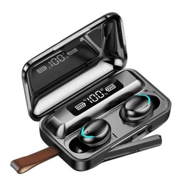 Imagem de Fone de Ouvido F9 Bluetooth 5.0 TWS Sem fio, Branco