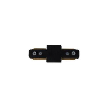 Imagem de Conector Reto Blumenau Para Trilho De Sobrepor Preto - BLUMENAU ILUMIN