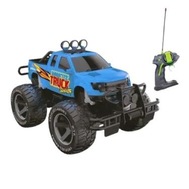 Imagem de Carrinho De Controle Remoto Monster Truck Junior - Polibrinq, Azul