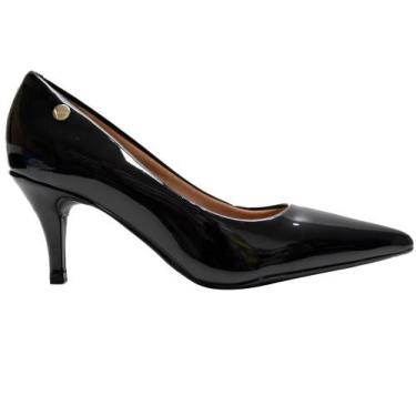Imagem de Sapato Vizzano 1185702 Liso Verniz Premium Feminino, 37, Preto