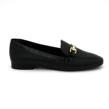 Imagem de Sapato Comfortflex Original 2579304 Mocassim Casual Feminino, 37, Pret