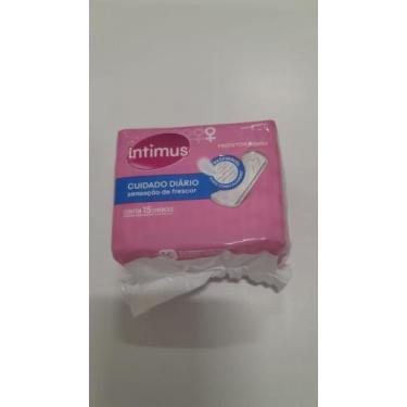 Imagem de Absorvente intimus protetor diário com 15 unidades cada.