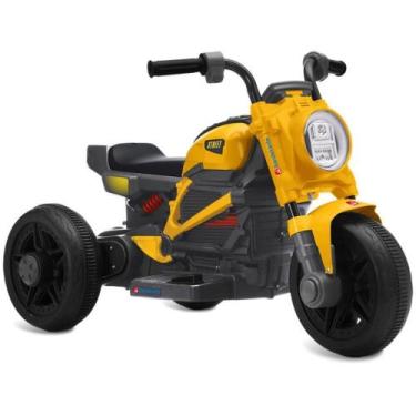 Imagem de Moto Elétrica Street Amarela 6 V com LUZ LED - Bandeirante