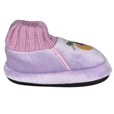 Imagem de Pantufa Infantil Meninas Higloo Disney Rapunzel Roxa - 7899, 27/28, Ro