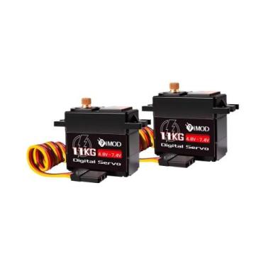 Imagem de 9IMOD 11KG Servo Digital Metal Gear Servo 4.8V-7.4V Para RC 1/16 Carro