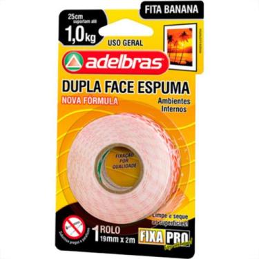 Imagem de Fita Dupla Face Esp.Adel.Xpro 19X2,0M - ADELBRAS