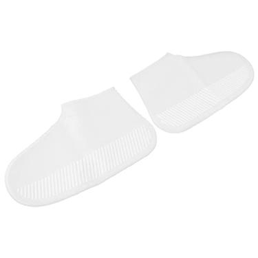 Imagem de Calçado antiderrapante, capa de sapato de chuva branca Easy Store Protetores de sapato de chuva para ciclismo para atividades ao ar livre(eu)