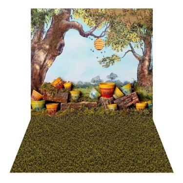 Imagem de Fundo Fotográfico Newborn Ursinho Pooh 2,5X3,0 Ffg-478