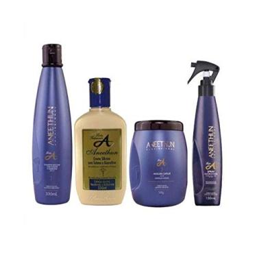 Imagem de Kit Completo Linha A Aneethun 4 Produtos Tutano E Queratina