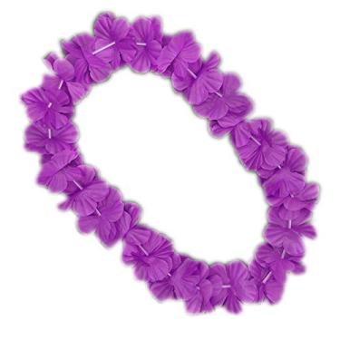 Imagem de Blinkee Colar de flor havaiana Lei, roxo