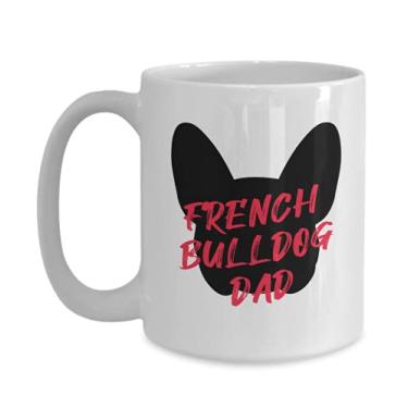 Imagem de Caneca de papai buldogue francês - Presentes de pai buldogue francês - ideia de presentes de dia dos pais - Caneca de café de 325 ml
