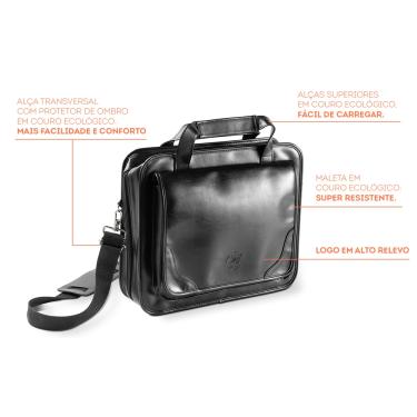 Imagem de Kit Chef Para Cozinhar Com Maleta Em Couro Brinox Infinity 12 Peças