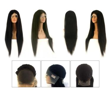 Imagem de Peruca Front Lace 100% Cabelo Humano 60Cm  Fio Esticado 