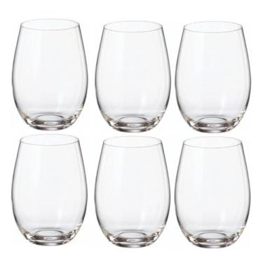 Imagem de Conjunto de 6 Copos Crystal Bohemia Mergus 560ml