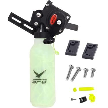 Imagem de SOPOGER Carretel de pesca com arco recurvo e composto, kits de carretel de pesca estilo garrafa com linha de dácron lisa de 40 metros para peixes pequenos e grandes (kits de molinete de pesca)