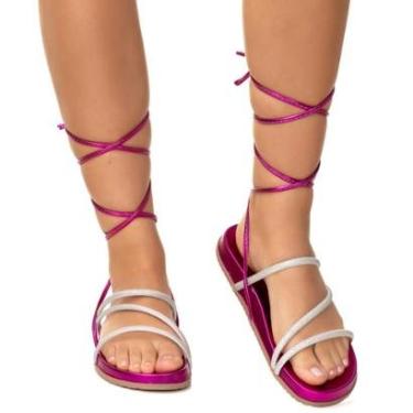 Imagem de Papete Rasterinha Feminino Gladiadora Colors De Luxo-Feminino