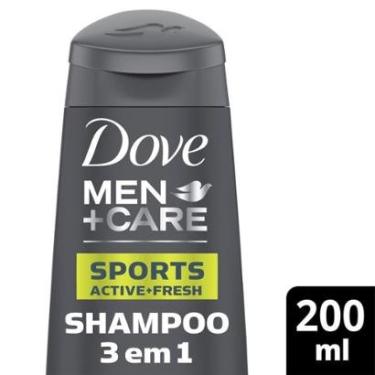 Imagem de Shampoo 3 em 1 Dove Men+Care Sports 200ml-Unissex