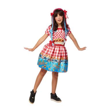 Imagem de Vestido Caipira Infantil Festa Junina Varias Cores