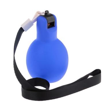Imagem de Milageto Assobios de mão, apitos de sobrevivência, com colhedores, apitos esportivos, apitos de treinador para acampamento, futebol, professores ao ar livre, Azul
