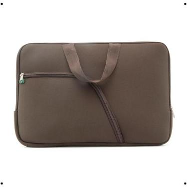 Imagem de Pasta Case Capa Maleta De Notebook Para Guardar Com Bolso Externo 14.1